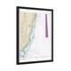 Great Bay & Barnegat Bay New Jersey Nautical Chart Map Framed Poster 24x32