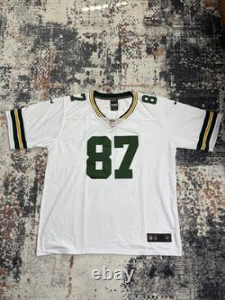 Green Bay Packer Romeo Doubs Jersey #87 White Size 3XL NWT