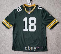 Green Bay Packers #18 RANDALL COBB Jersey XL NWT Nike