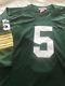 Green Bay Packers # 5 Paul Hornung Mitchell And Ness Home Throwback Jersey