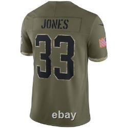 Green Bay Packers Aaron Jones #33 Ltd Jersey Nike Olive/Camo Salute To Service