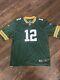 Green Bay Packers Aaron Rodgers #12 Nfl Nike Mens Green Jersey Xxl On Field New