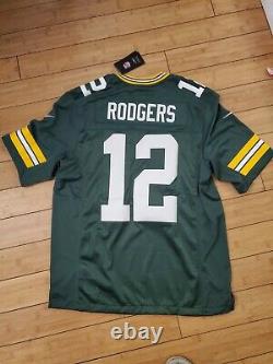 Green Bay Packers Aaron Rodgers 12 Nike Vapor Untouchable Limited Jersey Size XL