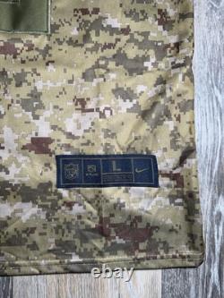 Green Bay Packers Aaron Rodgers #12 Salute to Service Camo Jersey Men's Large