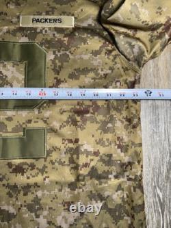 Green Bay Packers Aaron Rodgers #12 Salute to Service Camo Jersey Men's Large