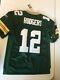 Green Bay Packers Aaron Rodgers #12 Super Bowl Xlv Nfl Jersey Adult Sz 48 Reebok