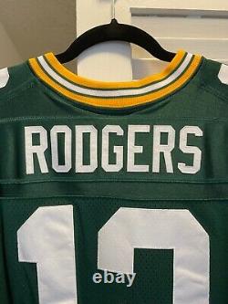 Green Bay Packers Aaron Rodgers Home Jersey Nike Size 48 XL