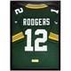 Green Bay Packers Aaron Rodgers Jersey Framed, Aaron Rodgers Shirt Framed