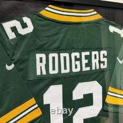 Green Bay Packers Aaron Rodgers Jersey Framed, Aaron Rodgers Shirt Framed
