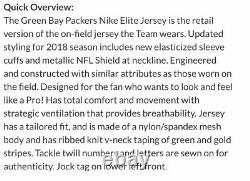 Green Bay Packers Aaron Rodgers Nike Elite 1925 Acme Throwback Jersey