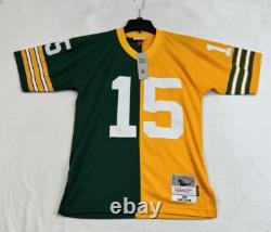 Green Bay Packers Bart Starr 1969 Split Legacy Jersey Men's Size Small (36) NWT