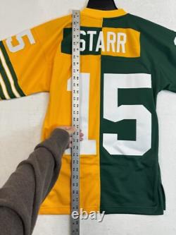 Green Bay Packers Bart Starr 1969 Split Legacy Jersey Men's Size Small (36) NWT