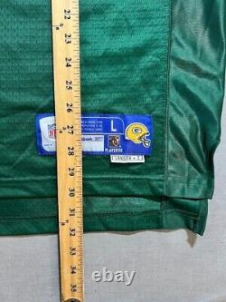 Green Bay Packers Brett Favre #4 Reebok Jersey Mens L Green Helmet Tag Y2K NWOT