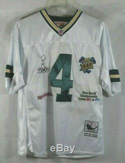 Green Bay Packers Brett Favre Mitchell & Ness Superbowl Jersey Size 52