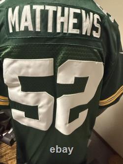 Green Bay Packers Clay Matthews Nike On Field Authentic Green Jersey XXL