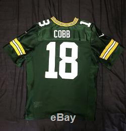 Green Bay Packers Cobb 100% Authentic NFL Elite Jersey $325 Msrp