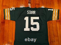 Green Bay Packers Football Jersey Bart Starr Mitchell & Ness Size 2XL NWT