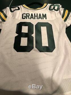 Green Bay Packers Jimmy Graham White Nike Vapor Untouchable Elite Jersey Size 48
