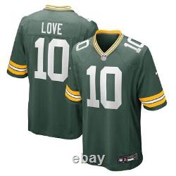 Green Bay Packers Jordan Love #10 Nike Men's Green Official NFL Game Jersey