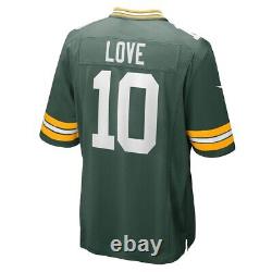 Green Bay Packers Jordan Love #10 Nike Men's Green Official NFL Game Jersey