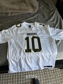 Green Bay Packers Jordan Love #10 Nike White Fashion Official NFL Game Jersey