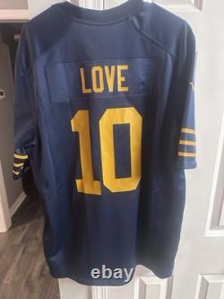 Green Bay Packers Jordan Love Nike Throwback Jersey NWT Large 100% Authentic
