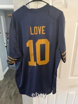 Green Bay Packers Jordan Love Throwback Nike Jersey NWT Size XL