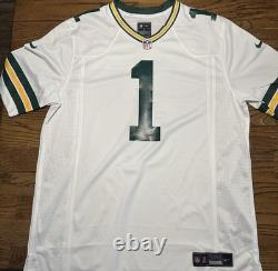 Green Bay Packers Micah Parsons #1 Nike White 2025 Official NFL Game Jersey