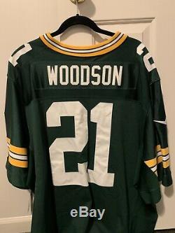 Green Bay Packers NIKE ON FIELD Charles Woodson NFL Jersey Size 60 NEW