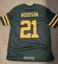 Green Bay Packers Official NFL Nike Jersey Size M Woodson