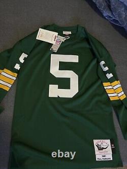 Green Bay Packers Paul Hornung Mitchell & Ness 1961 NFL Authentic Jersey Size M
