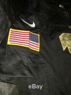 Green Bay Packers Rodgers Black Camo Salute to Service Mens Medium Nike Jersey