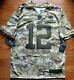Green Bay Packers Rodgers Green Camo Salute To Service Mens Medium Nike Jersey M