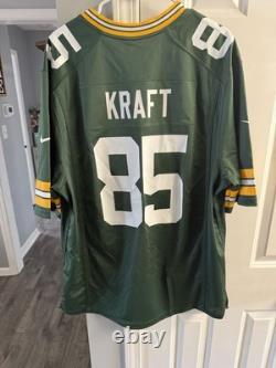 Green Bay Packers Tucker Kraft Nike Jersey NWT Size XL 100% Authentic
