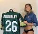 Herb Adderley Autographed Jersey Green Bay Packers Double Inscriptions