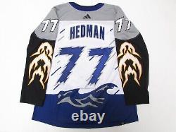 Hedman Tampa Bay Lightning Authentic Adidas Reverse Retro 2.0 Hockey Jersey