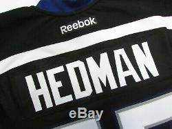 Hedman Tampa Bay Lightning Black Third Team Issued Reebok Edge 2.0 7287 Jersey