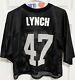 John Lynch 47 Tampa Bay Buccaneers Black Practice Mesh Vintage Jersey L Puma Tag