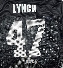 JOHN LYNCH 47 Tampa Bay Buccaneers Black Practice Mesh Vintage Jersey L Puma TAG