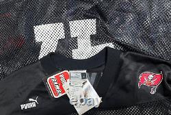 JOHN LYNCH 47 Tampa Bay Buccaneers Black Practice Mesh Vintage Jersey L Puma TAG