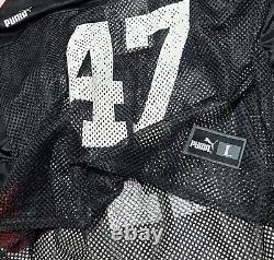 JOHN LYNCH 47 Tampa Bay Buccaneers Black Practice Mesh Vintage Jersey L Puma TAG