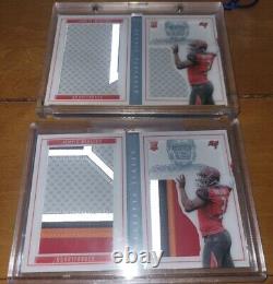 Jameis Winston RC Rookie Card 9 Card Jersey/Number RC Lot Tampa Bay Buccaneers