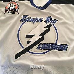 Jassen Cullimore Tampa Bay Lightning 2004 Stanley Cup White Jersey Size 52-NWT