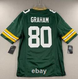 Jimmy Graham Green Bay Packers Nike Player Game Jersey Men's 2018 NFL #80 GB New