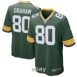 Jimmy Graham Green Bay Packers Nike Player Game Jersey Men's 2018 NFL #80 GB New