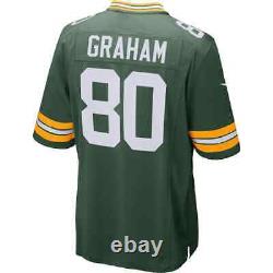 Jimmy Graham Green Bay Packers Nike Player Game Jersey Men's 2018 NFL #80 GB New