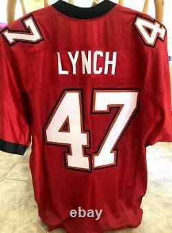 John Lynch Tampa Bay Buccaneers 2002 authentic Reebok red stitched size L jersey