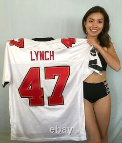 John Lynch Tampa Bay Buccaneers 2002 authentic Reebok white stitched jersey NEW