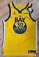 Jordan Golden State Warriors Stephen Curry The Bay Statement Jersey Authentic 48