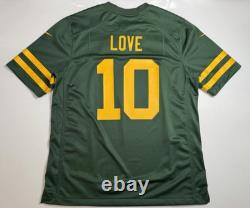 Jordan Love Green Bay Packers Nike #10 Game Jersey Green Alternate Size S NWT